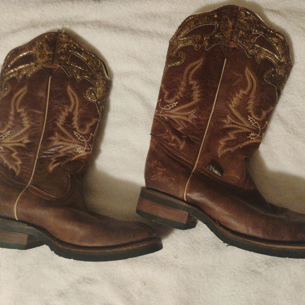 Brown Western Cowgirl Boots